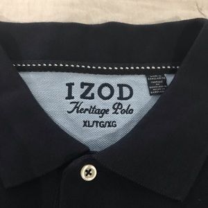 Izod Heritage Navy blue polo
